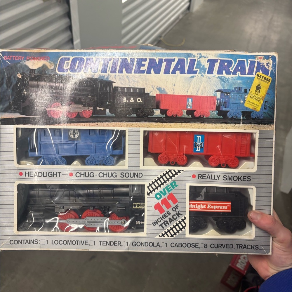 Vtg Kamco Continental Train Set 1979 Midnight Express Battery Powered smoke